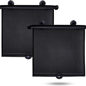 Pare-soleil télescopique en PVC pour <span class=keywords><strong>voiture</strong></span>, à fixation par <span class=keywords><strong>ventouse</strong></span> perforée, vente directe usine - Product Image 1