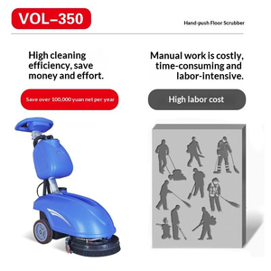 New <b>Electric</b> Ride-On Commercial Floor <b>Scrubber</b> 350mm Cleaning Width Industrial Cold Water Cleaning Machine Mall Supermarket - Product Image 4
