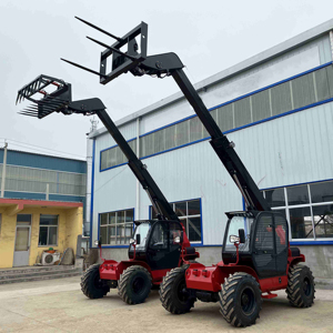 Chariot télescopique YCMG multi-usage avec moteur Perkins, certifié CE ISO EURO5, capacité de 3 tonnes, portée de 7 m, 4 roues motrices, pour terrains accidentés - Product Image 1