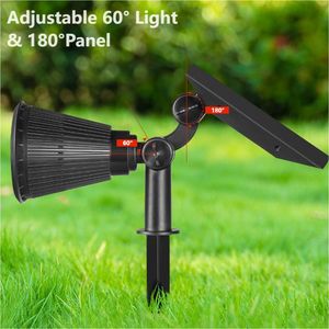Lampes <span class=keywords><strong>de</strong></span> <span class=keywords><strong>jardin</strong></span> solaires rotatives 4 pièces LED 1.5W polysilicium 18650 batterie 1200mAh lampes LED à énergie solaire, pour l'éclairage <span class=keywords><strong>de</strong></span> <span class=keywords><strong>jardin</strong></span> - Product Image 3