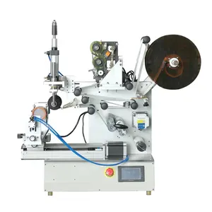 NY-825 professional china labeling machinery electric table top flat lt-50 bottle labelling labeler with date code printer