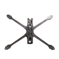 Kit de cadre de drone en fibre de carbone 3K twill découpé sur mesure par CNC, haute résistance, 5 pouces, 7 pouces, 10 pouces pour course FPV, freestyle, quadricoptère