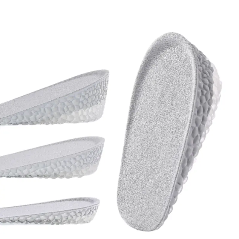 Gel High Heel Cushion Lifts Height Increase Insoles Shoe Inserts Pads Raise Silicone PU Heel Cups