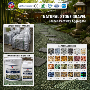 Aggregato di <span class=keywords><strong>Ghiaia</strong></span> <span class=keywords><strong>in</strong></span> Pietra Naturale Lucidata con Legante <span class=keywords><strong>in</strong></span> <span class=keywords><strong>Resina</strong></span> per Vialetti, Cortili <span class=keywords><strong>e</strong></span> Paesaggistica - Antiscivolo, Durevole ed Ecologico per Pavimentazioni - Product Image 1