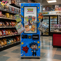 Máquina Expendedora de Tarjetas de Anime TCG con Pantalla Táctil de 32 Pulgadas, Autoservicio 24H, con Verificación de Edad para el Juego de Cartas Coleccionables de Pokémon