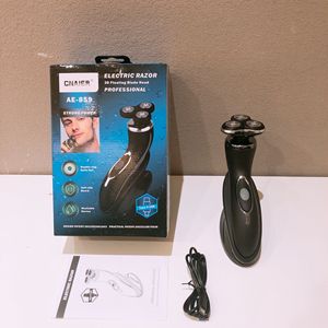 Nueva Afeitadora Eléctrica Recargable Portátil para Hombre, 3 en 1, Acero Inoxidable, Mango de Plástico AE-859 - Product Image 6