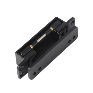 Invisible 2D Hinges Aluminum Alloy Black 180 Degree Adjustable Concealed Door Hardware Accessories - Product Image 1