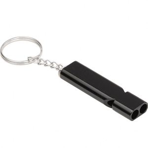 Silbato de Supervivencia para Senderismo al Aire Libre, Aleación de Aluminio, Doble Orificio, Alta Frecuencia, Sonido Agudo, Portátil - Product Image 5