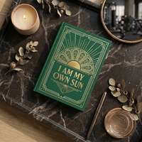 Carnet de notes personnalisé en tissu de lin, couverture rigide, A5 140x210mm, Art Déco, pour coffret cadeau d'entreprise, promotionnel de luxe