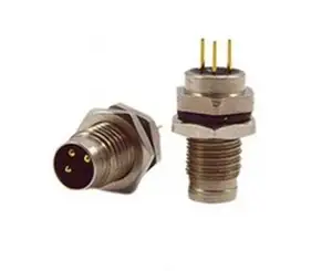 m8 male female circular connector m8 3pin pvc connector 8 pin metal copper m8 connector