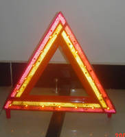Dispositif de panne d'urgence de voiture Triangle réfléchissant pliable d'alerte précoce Triangle d'avertissement haute visibilité