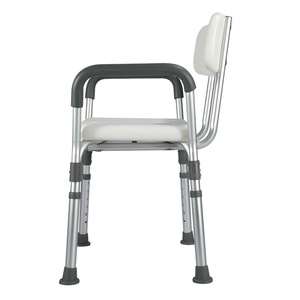 Fushide <b>Shower</b> <b>Chair</b> Aluminum Alloy 55x43x66-79cm Non Slip Bathroom Safety Seat For Elderly And Pregnant Women - Product Image 2