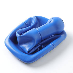 Couvre-levier de vitesses en cuir bleu FUXIN pour VW Golf 3 4 5 6 vitesses - Product Image 5