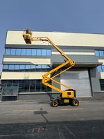 Ascenseur autopropulsé d'hôtel de détail bras incurvé ascenseur télescopique hydraulique câble élingue Construction exploitation minière nouveau