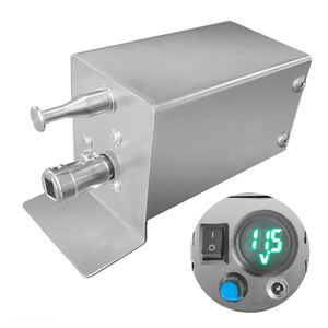 Moteur de rôtissoire électrique universel rechargeable pour barbecue chypriote avec affichage LED de la puissance et vitesse réglable - Product Image 2