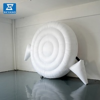 Sculpture gonflable de mascotte de gâteau de modèle de caractère de nourriture de dessin animé de pâtisserie gonflable pour l'installation d'art de décoration