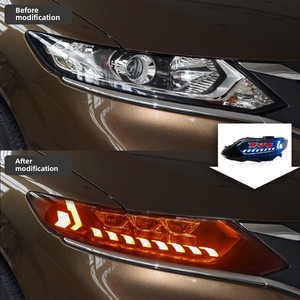 ชุดไฟหน้า Honda Jade รุ่น TYPY สำหรับปี 13-20 แบบดัดแปลง 12V LED เลนส์ Devil Eye ไฟเดย์ไลท์แบบไหล พร้อมไฟเลี้ยว - Product Image 2