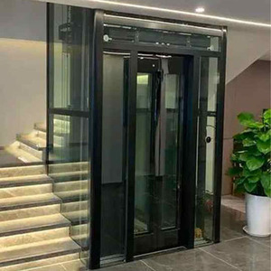 ลิฟต์บ้านแบบไร้เฟือง รองรับน้ำหนัก 400 กก. สำหรับ<span class=keywords><strong>บ้าน</strong></span>พักอาศัย ลิฟต์โดยสารในบ้าน ลิฟต์แบบโครงเหล็ก ลิฟต์วิลล่า - Product Image 1