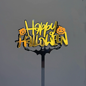 Nuevo Feliz Halloween Cake Decoraciones Calabaza <span class=keywords><strong>Bruja</strong></span> Acrílico Cake <span class=keywords><strong>Topper</strong></span> - Product Image 2
