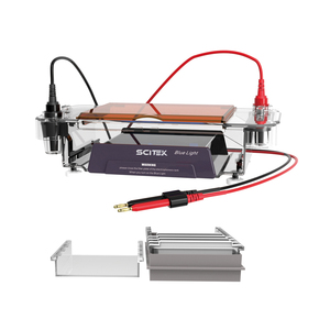 SCITEK Horizontal Electrophoresis Apparatus Built-in power supply and tank in one timing function 230 mL Buffer Volume for lab - Product Image 2