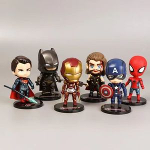 Figurines d'action miniatures style Chibi, personnages <span class=keywords><strong>de</strong></span> dessins animés, modèles <span class=keywords><strong>de</strong></span> collection, jouets décoratifs pour tableau <span class=keywords><strong>de</strong></span> bord <span class=keywords><strong>de</strong></span> voiture et bureau - Product Image 2