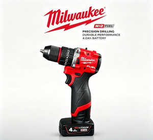 Taladro <span class=keywords><strong>Atornillador</strong></span> Inalámbrico <span class=keywords><strong>Milwaukee</strong></span> M12 FUEL Compacto de Alto Torque de Grado Industrial con Batería REDLITHIUM de 4.0Ah - Product Image 1