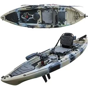 Pedal kaki memancing Kayak Modular desain baru 2022, Pedal mendorong Kayak memancing kano di laut