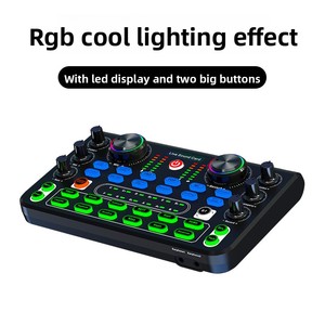 Carte son X60 pour diffusion en direct, chant, enregistrement, KTV, console de mixage, communication filaire, pour l'exportation transfrontalière - Product Image 3