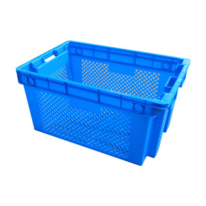 Lưới di chuyển thùng nhựa Stackable nestable Thùng Di chuyển lưu trữ Giỏ nhựa Trái Cây Rau thu hoạch giỏ - Product Image 5