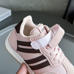 Новые модные кроссовки для мальчиков и девочек: хаки, коричневые, черные, с мягкой подошвой, нескользящие, дышащие, в немецком стиле для тренировок - Product Image 6