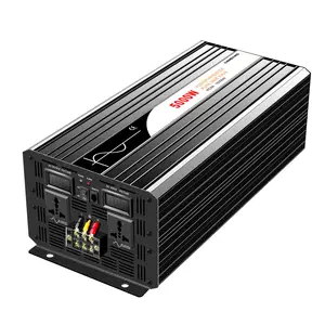 纯正弦波功率60V 72V 96V DC至100v 110v 120v 220v 230v 240vAC离网中国5kw逆变器太阳能逆变器