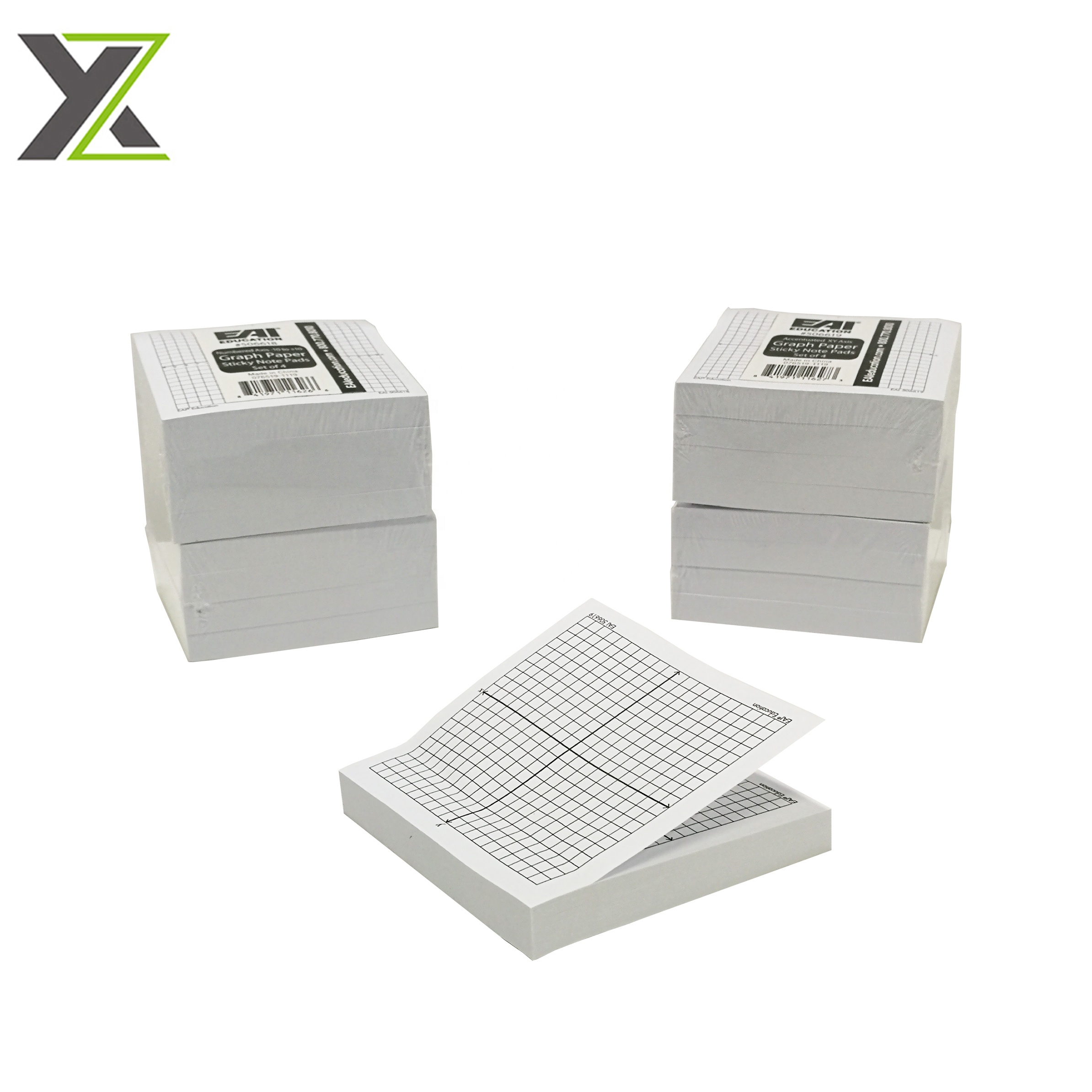 Рекламная печать логотипа на заказ, 100 листов, клейкие заметки, куб памяти