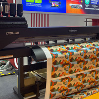 Plotter de impresión y corte original Mimaki CJV200-160 con tinta eco solvente de 1.6m y cabezal de impresión I3200
