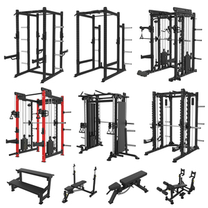 Solución Integral para Gimnasios: Rack <span class=keywords><strong>de</strong></span> Sentadillas, Máquina <span class=keywords><strong>Smith</strong></span> Comercial, Equipo <span class=keywords><strong>de</strong></span> Entrenamiento en Grupo, Equipo <span class=keywords><strong>de</strong></span> Crossfit, Set Completo <span class=keywords><strong>de</strong></span> Equipamiento para Gimnasio - Product Image 1
