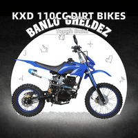 KXD 110cc Racing Motocicletas Off-Road Pit Dirt Bikes con encendido CDI