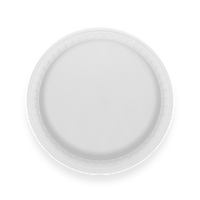 Plateaux alimentaires biodégradables en amidon de maïs de qualité alimentaire, 7 pouces