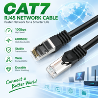 Câble Ethernet RJ45 mâle-mâle Cat7 ultra-mince haute vitesse WISTAR pour ordinateur et imprimante