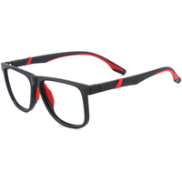 Elan Optical 1706 Monture de lunettes rectangulaire classique de haute qualité pour hommes, style professionnel, monture intégrale en TR90, livraison rapide