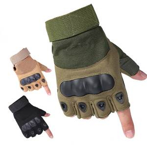 Gants de sport tactiques demi-doigts en microfibre pour l'escalade, résistants à l'usure, pour le cyclisme et les activités de plein air, vente en gros - Product Image 6