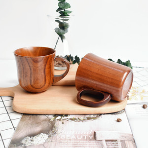 Taza de Té Japonesa Hecha a Mano de Madera de Azufaifo Natural, Taza Pequeña de Madera para Ceremonia del Té, Ritual de <span class=keywords><strong>Cacao</strong></span> y Degustación de Bebidas - Product Image 3