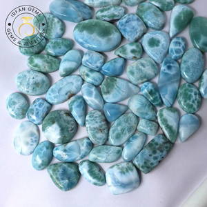 Larimar Cabecón Súper Premium del Caribe, Gema 100% Natural con Bonito Patrón, Piedra para Joyería de Larimar del Caribe - Product Image 2