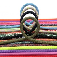 Cordon tressé rond en polyester de 8 mm, plus de 100 couleurs, pour porte-clés, lacets, cordons de téléphone, sangles de sac, cordon en nylon, vente en gros