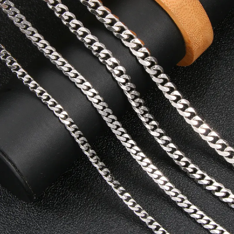 New Jewelry 2022 Stainless Steel Italian Bold Cuban Link Mens Chain Necklace Jewelry