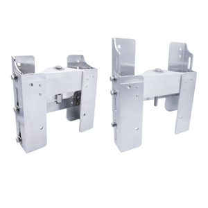 Nouveau <span class=keywords><strong>KOETSU</strong></span> 40HP moteur hors-bord plaque de poupe levage suspendu support de moteur en alliage d'aluminium réglage manuel modèle d'hélice de navire - Product Image 2