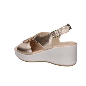 Sandalo con zeppa Cinzia Soft da donna color rame, taglia 38, con tacco platform - Product Image 2