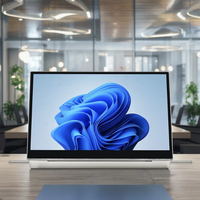 Terminal de bureau de 15.6 pouces avec moniteur LCD Système de conférence sans papier Ascenseur Écran de produit d'apprentissage vidéo pour le vote