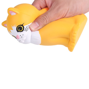 Pu Cat <b>Squishy</b> Toy Soft Stress Relief Fidget For Kids Unisex 5 To 7 Years - Product Image 1