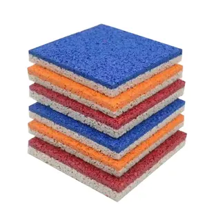 Venda quente 48 cores EPDM alta qualidade granular plástico faixa material esportes piso
