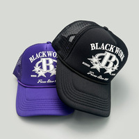 Casquette rétro de luxe à 5 panneaux brodés, effet vieilli, pour sports d'été en extérieur, personnalisable avec logo