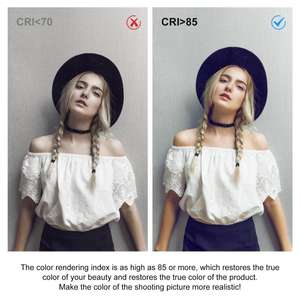 PULUZ 100 LED 5W Lumière d'appoint vidéo à températures de couleur réglables pour appareil photo / caméscope - Product Image 6